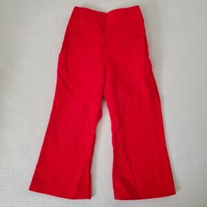 Vintage Red Cord Flared Pants 2t